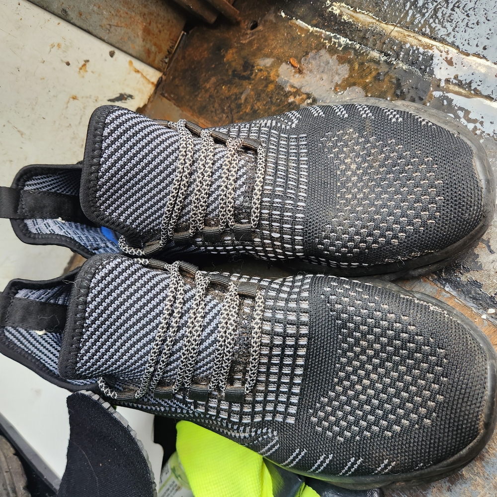 Black and Gray Men's Athletic Shoes